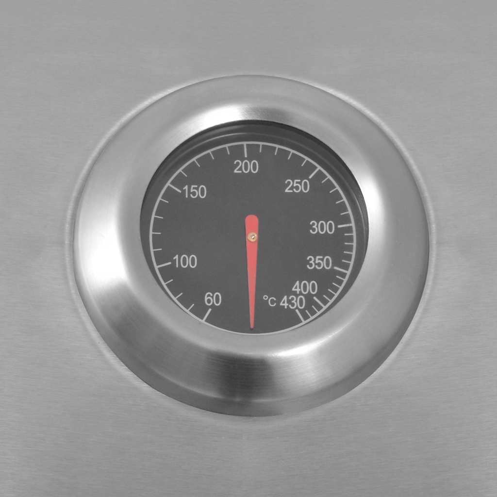 Gas Barbecue Grill Silver Stainless steel