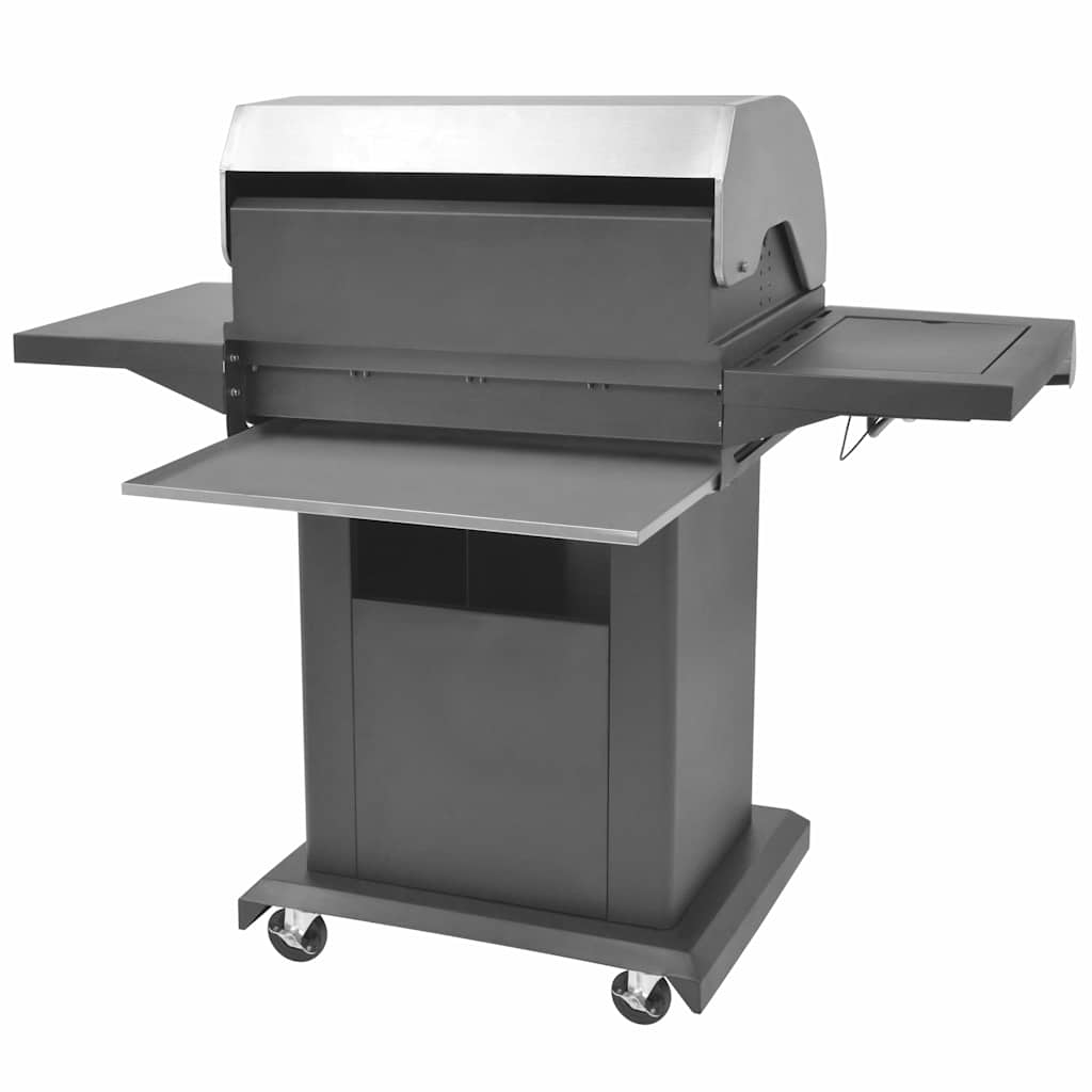 Gas Barbecue Grill Silver Stainless steel