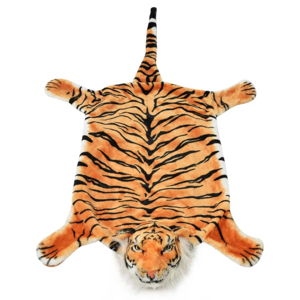 Tiger Carpet Plush 144 cm Brown