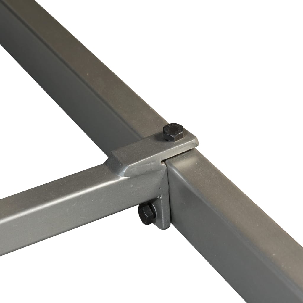 Dining Table Solid Acacia Wood and Steel 180 cm