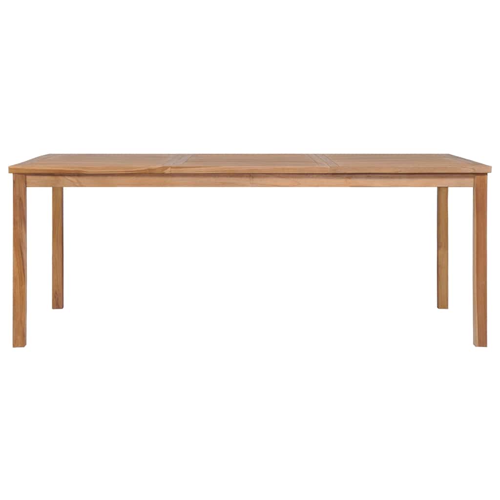 Garden Table 200x100x77 cm Solid Teak Wood
