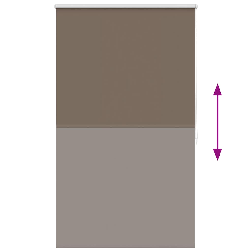 Roller Blind Blackout 120 x 175 cm Coffee