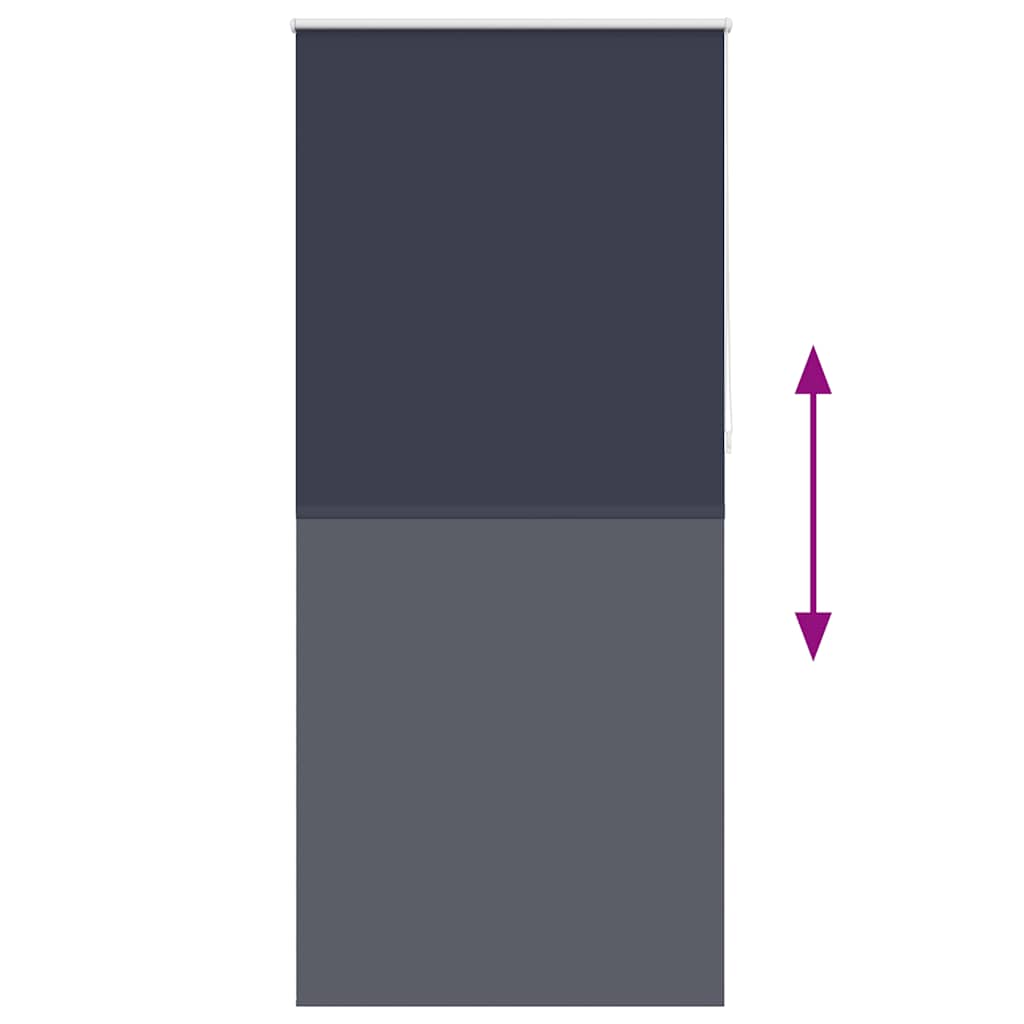 Roller Blind Blackout 80 x 230 cm Marine