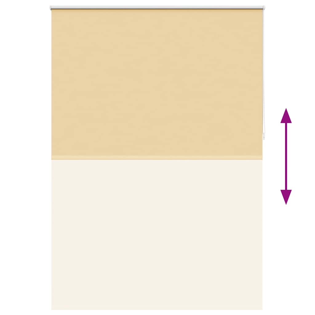 Roller Blind Blackout 140 x 230 cm Beige
