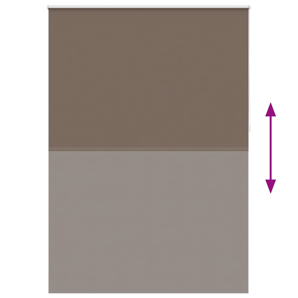 Roller Blind Blackout 160 x 230 cm Coffee