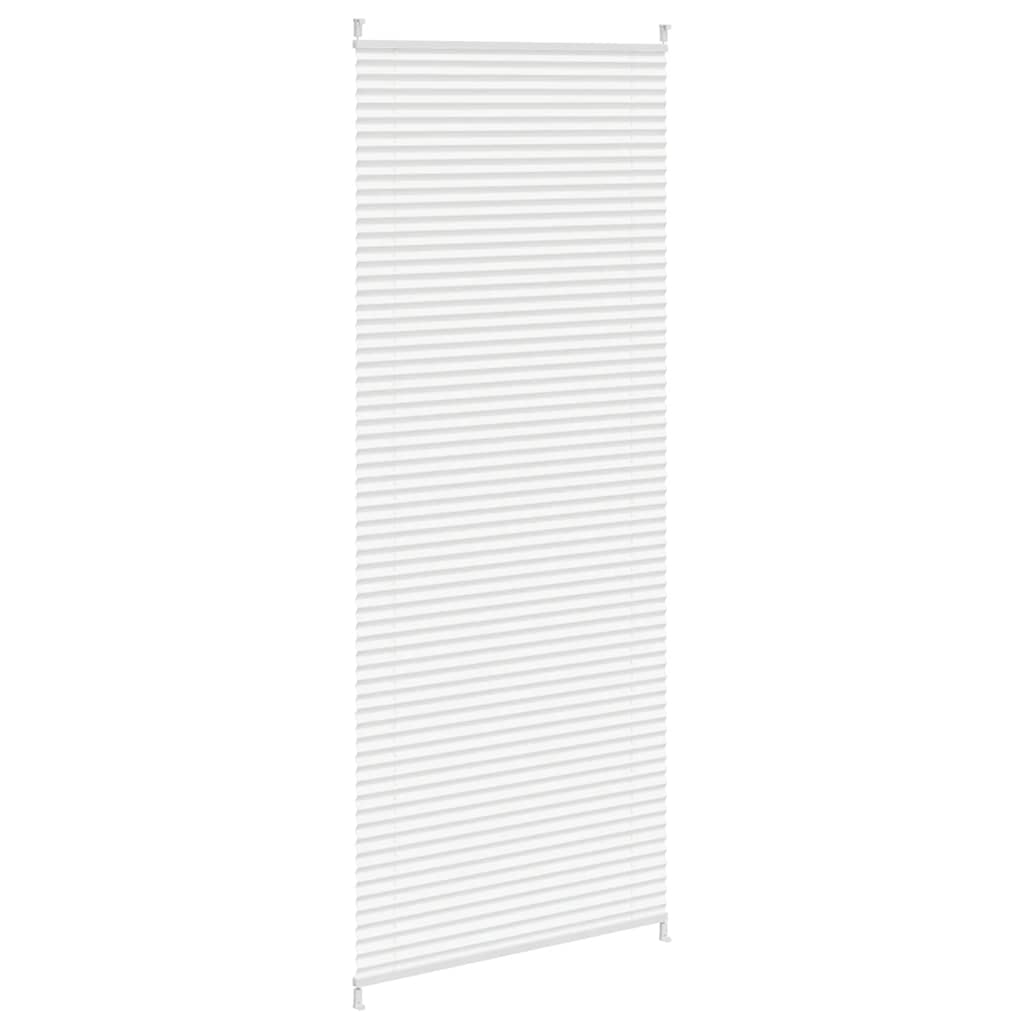 Plisse Blind 80x200cm White Pleated Blind