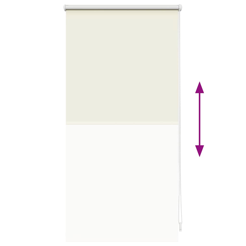 Roller Blind Blackout 40 x 100 cm Off White