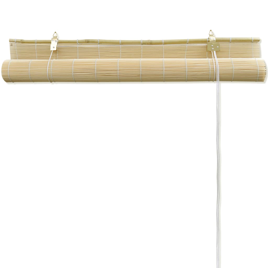 Natural Bamboo Roller Blinds 120 x 160 cm