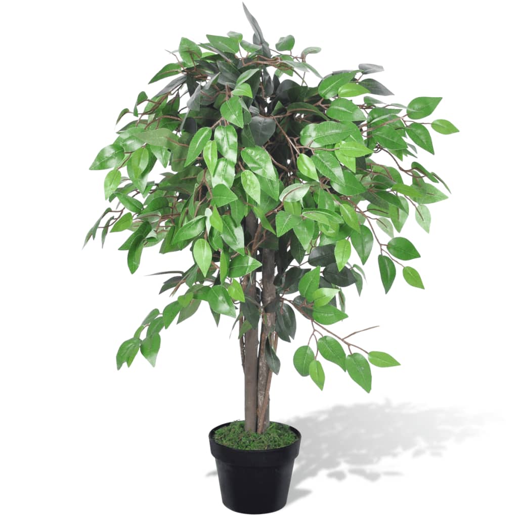 Artificial Plant Ficus Tree with Pot 90 cm