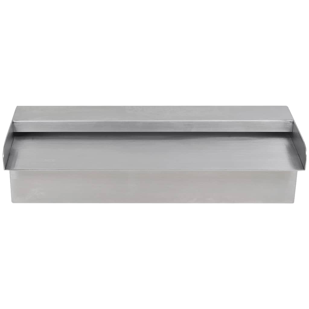 Rectangular Waterfall Pool Fountain Stainless Steel 30 cm