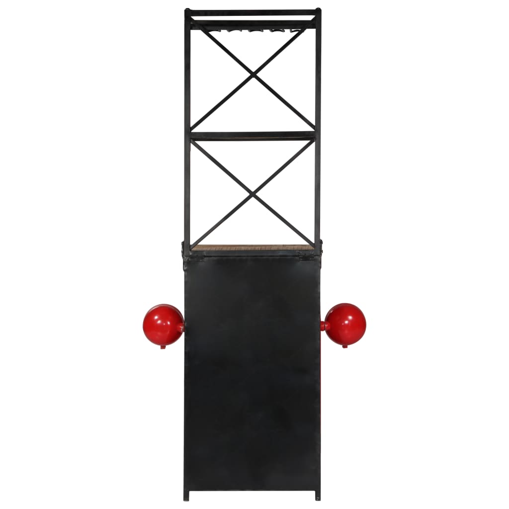 Tractor Wine Cabinet 49x31x172 cm Solid Mango Wood