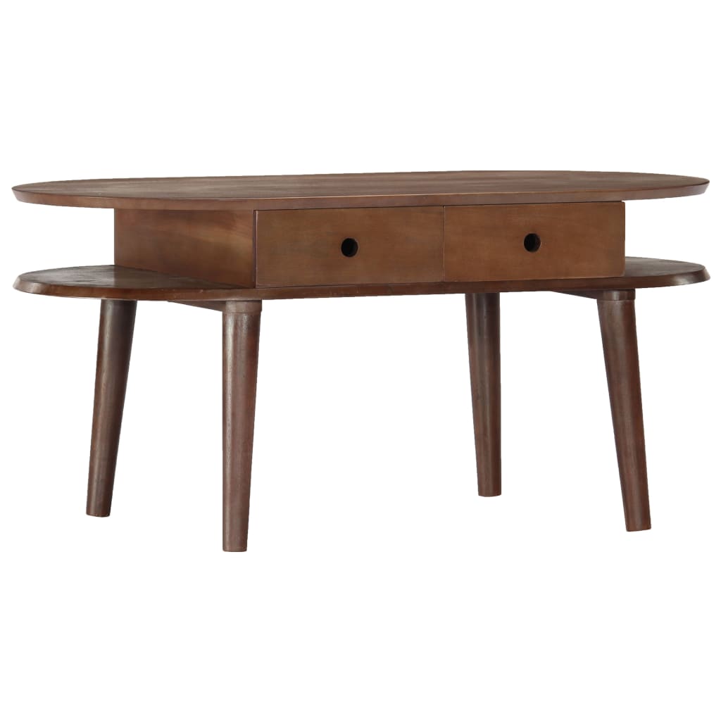 Coffee Table 100x50x46 cm Solid Acacia Wood