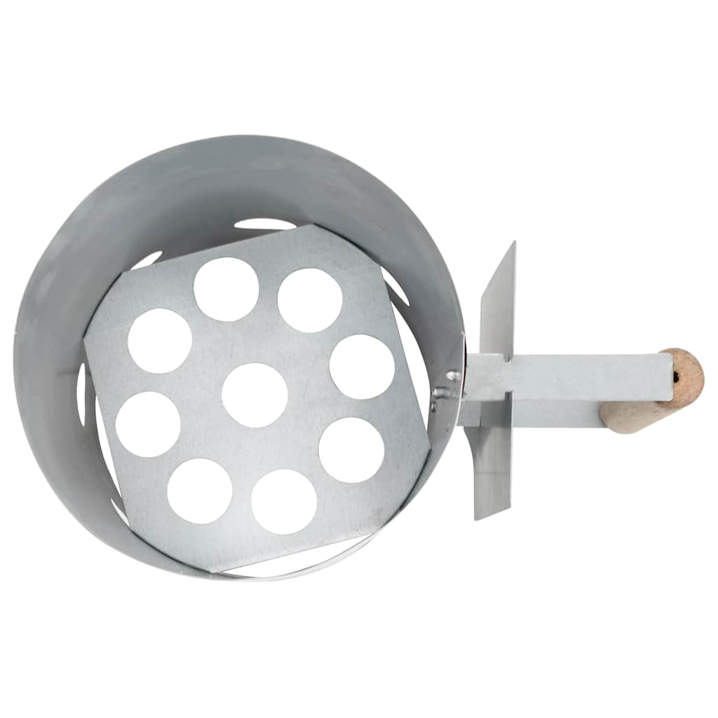 Charcoal Grill Chimney Starter Galvanised Steel