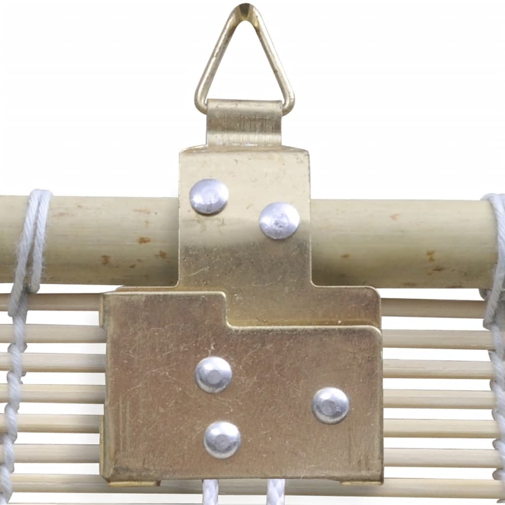 Bamboo Roller Blinds 4 pcs 120x160 cm Natural