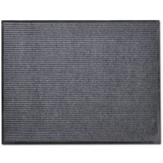 Pvc Door Mats 4 Pcs Grey 90X60 Cm