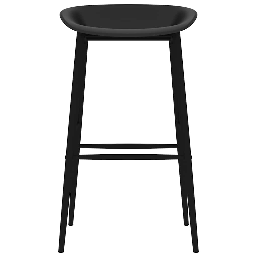 Bar Chairs 4 pcs Black
