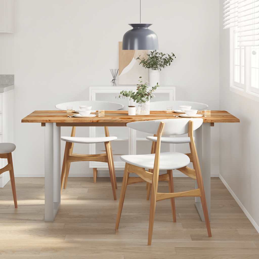Dining Table 154x80x76 cm Solid Acacia Wood