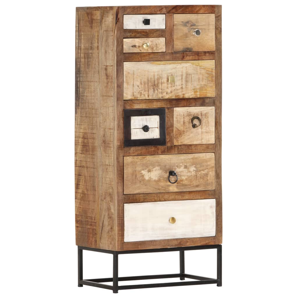 Drawer Cabinet 45x30x105 cm Solid Reclaimed Wood