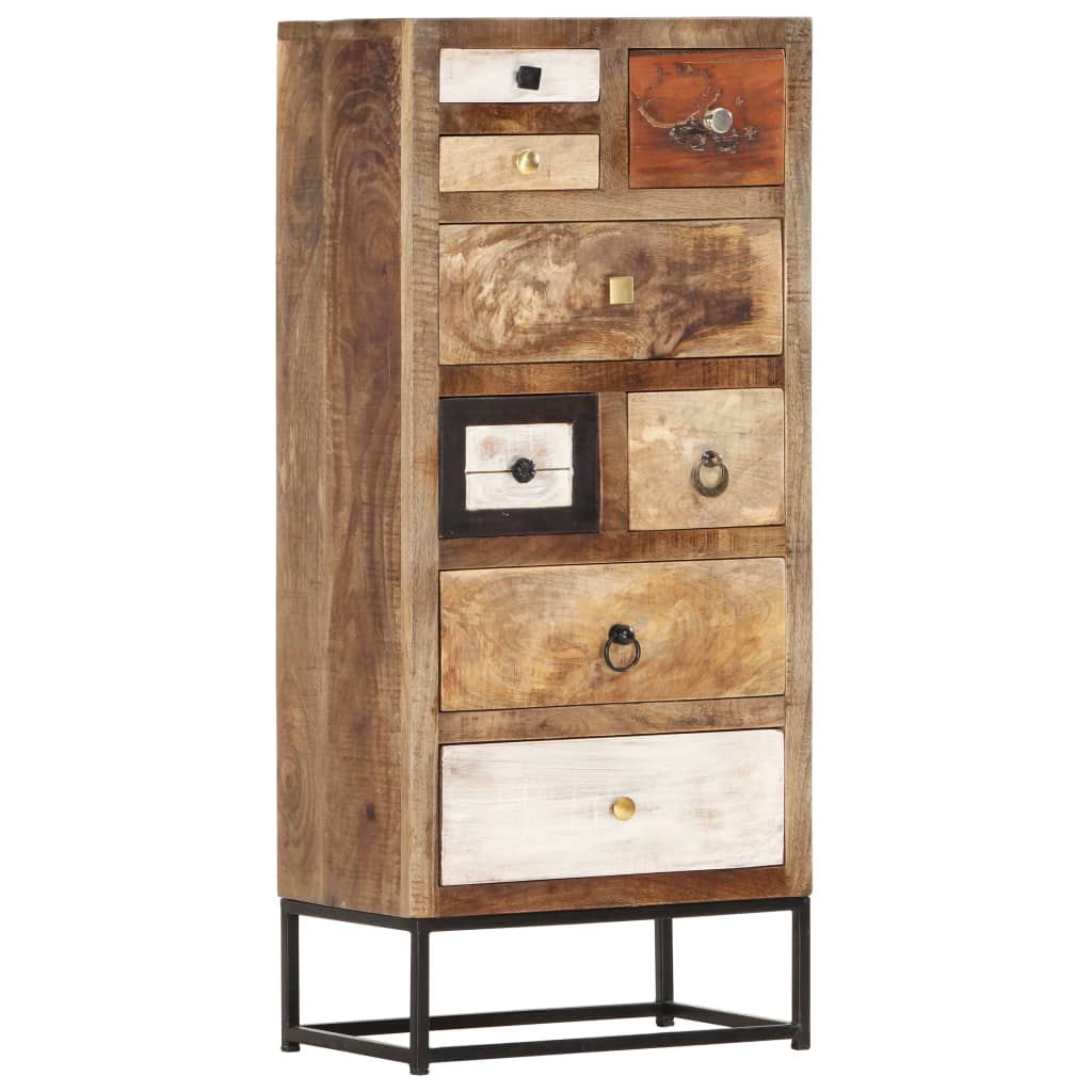 Drawer Cabinet 45x30x105 cm Solid Reclaimed Wood