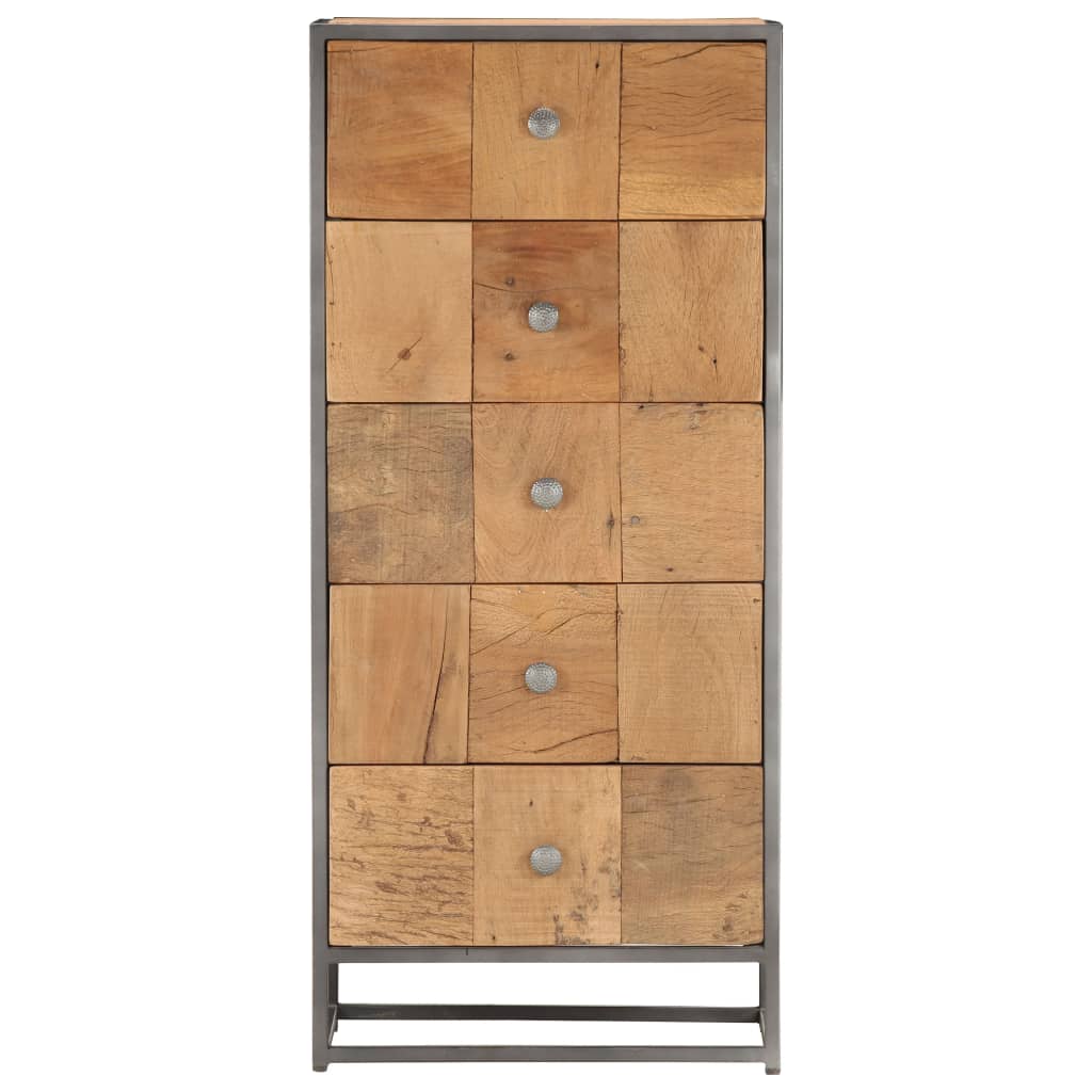 Drawer Cabinet 45x30x100 cm Solid  Reclaimed Wood