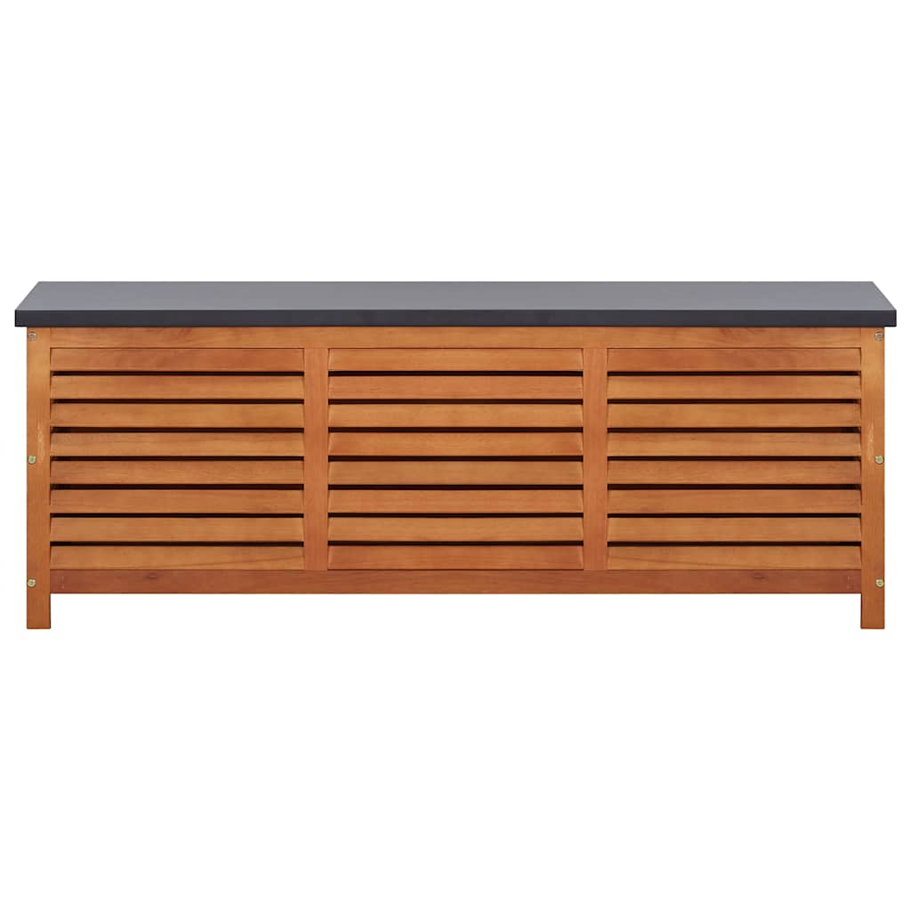 Garden Storage Box 150x50x55 cm Solid Eucalyptus Wood