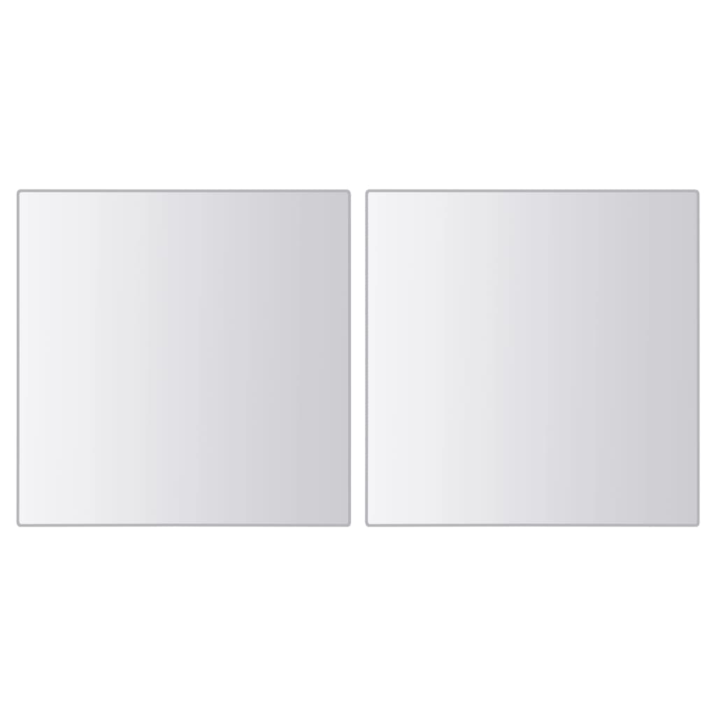 48 Pcs Mirror Tiles Square Glass