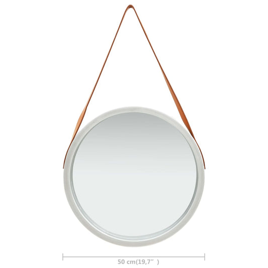 Wall Mirror With Strap 50 Cm