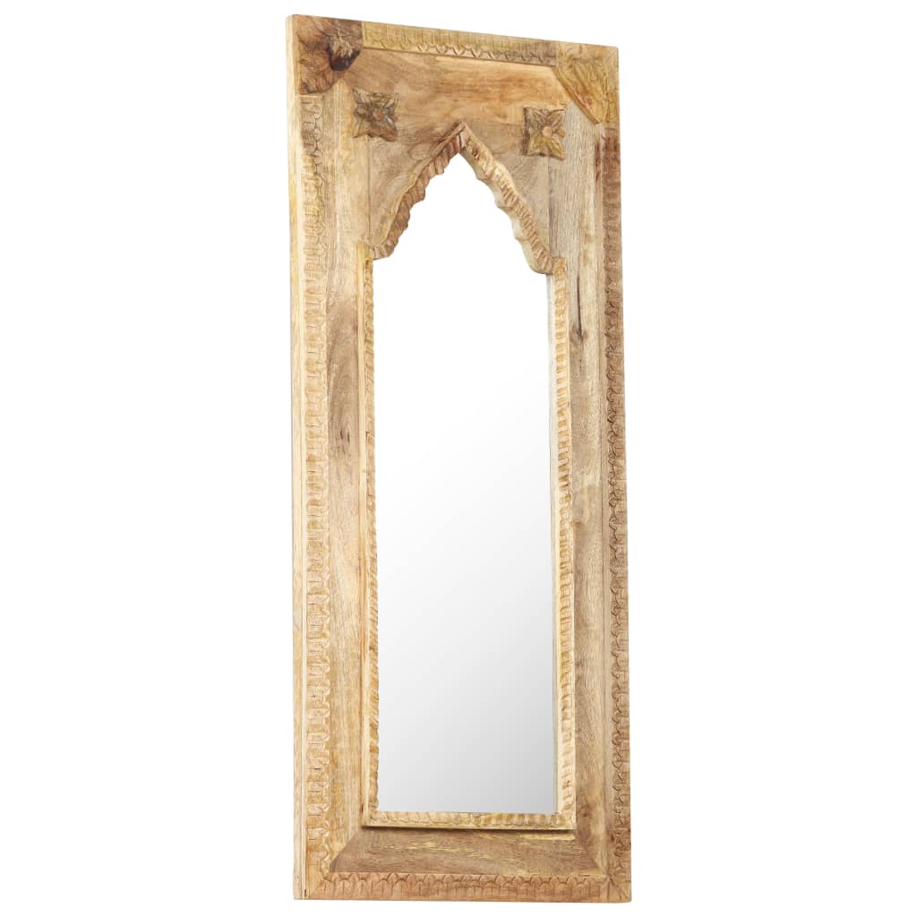 Mirror 50X3X110 Cm Solid Mango Wood