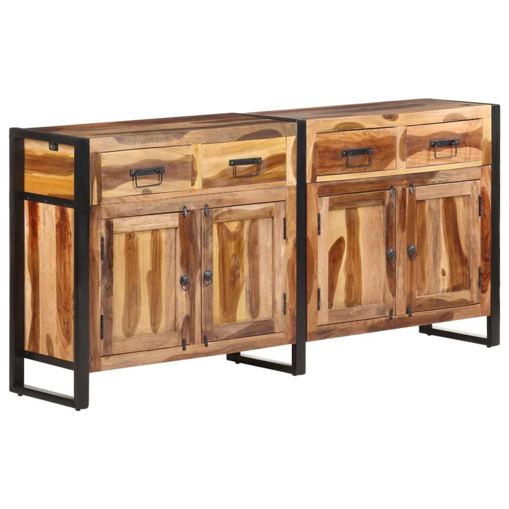 Sideboard 172x35x80 cm Solid Acacia Wood with Honey Finish