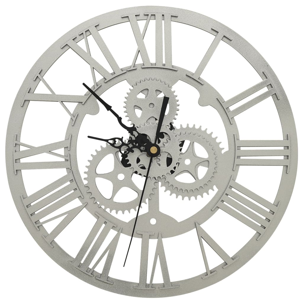 Wall Clock  Silver 30 cm Acrylic