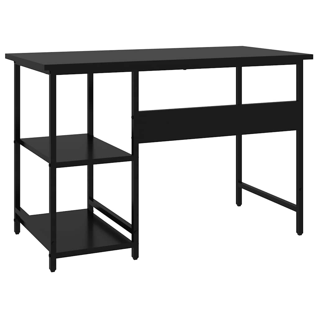 Computer Desk Black 105x50x72 cm MDF and Metal