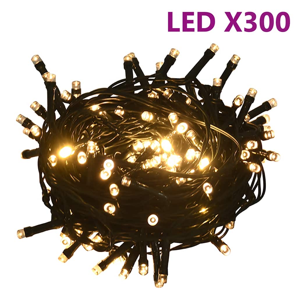 120 Piece Christmas Ball Set with Peak and 300 LEDs Rose Gold