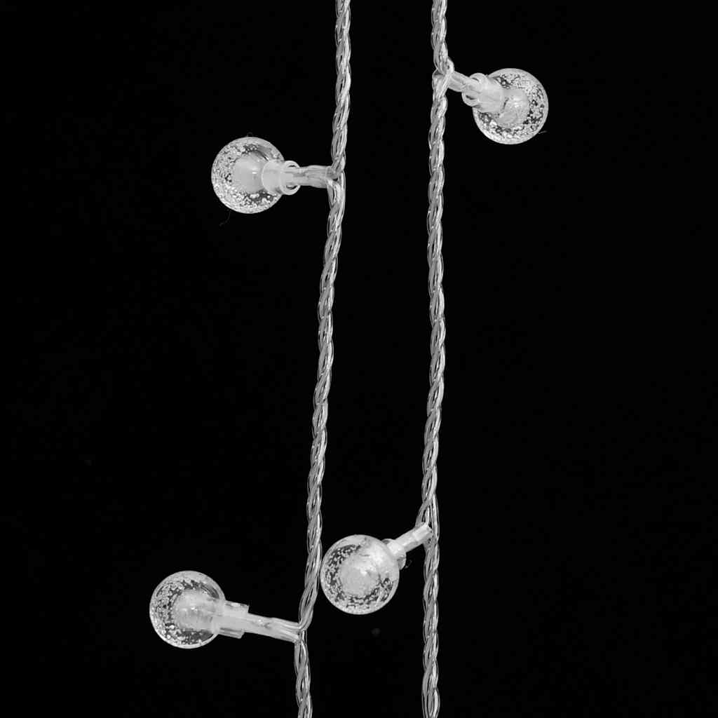 Globe Fairy String Lights 20m 200 LED Cold White 8 Function