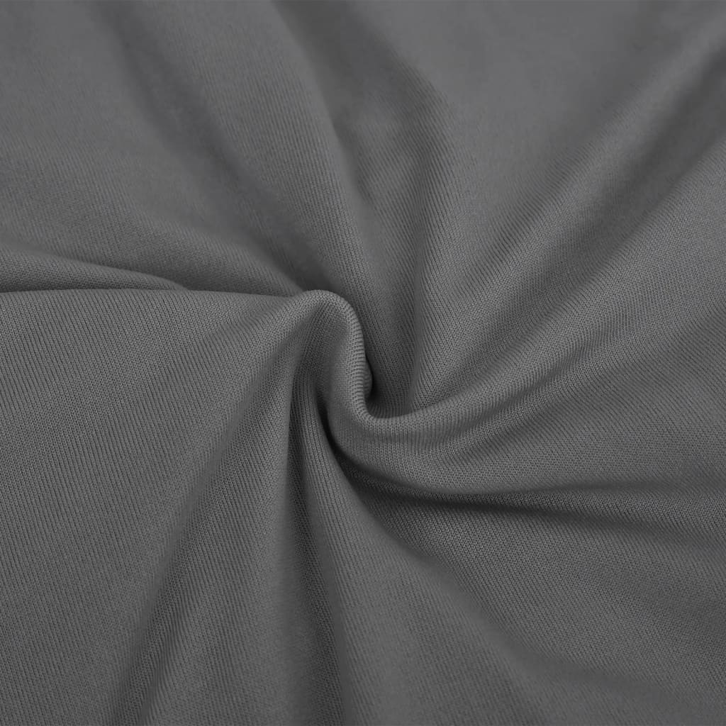 Stretch Couch Slipcover Anthracite Polyester Jersey