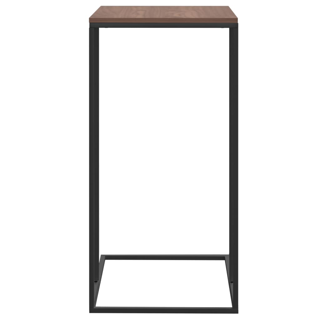 Side Table Black 40x30x59 cm Engineered Wood