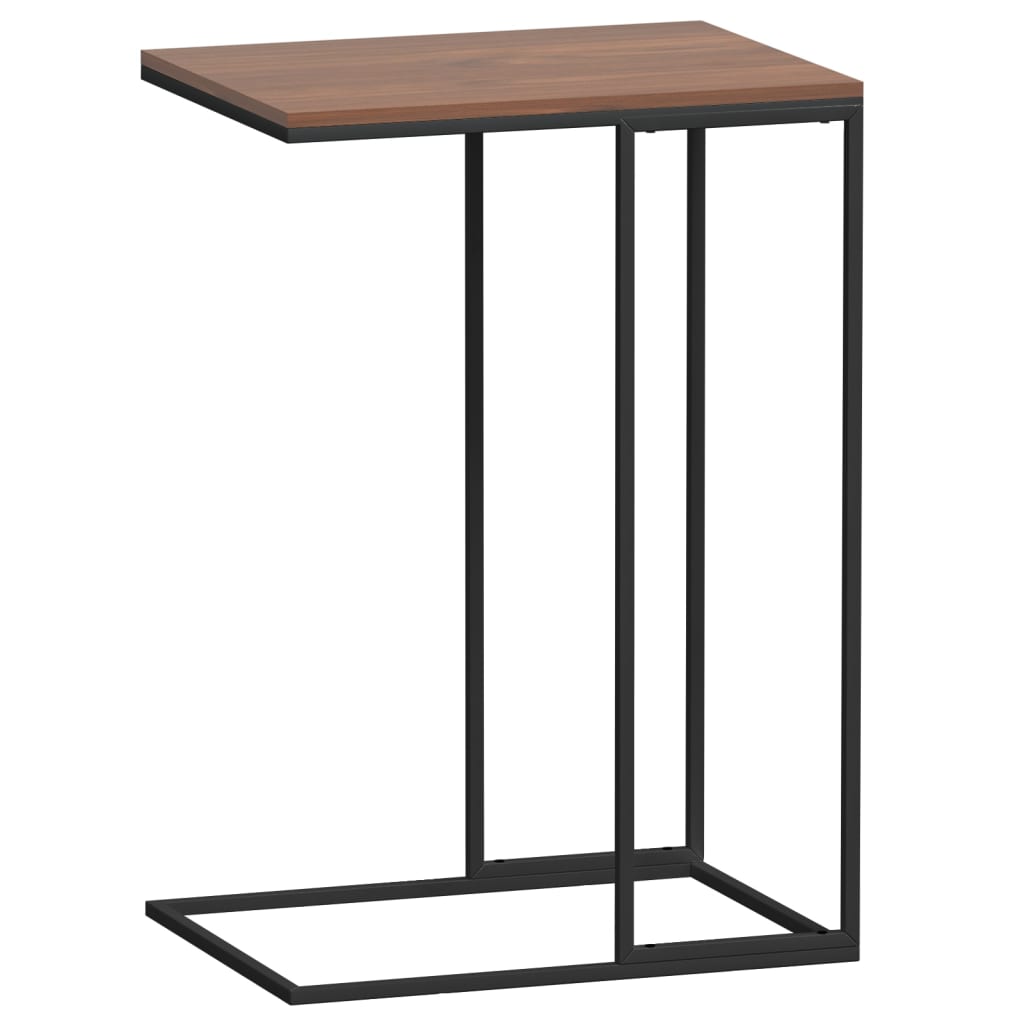Side Table Black 40x30x59 cm Engineered Wood