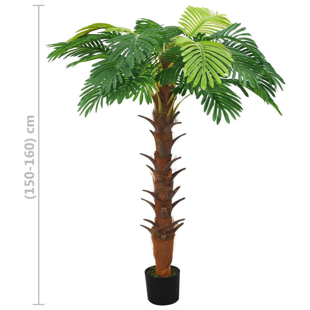 Artificial Cycas Palm with Pot 160 cm Green