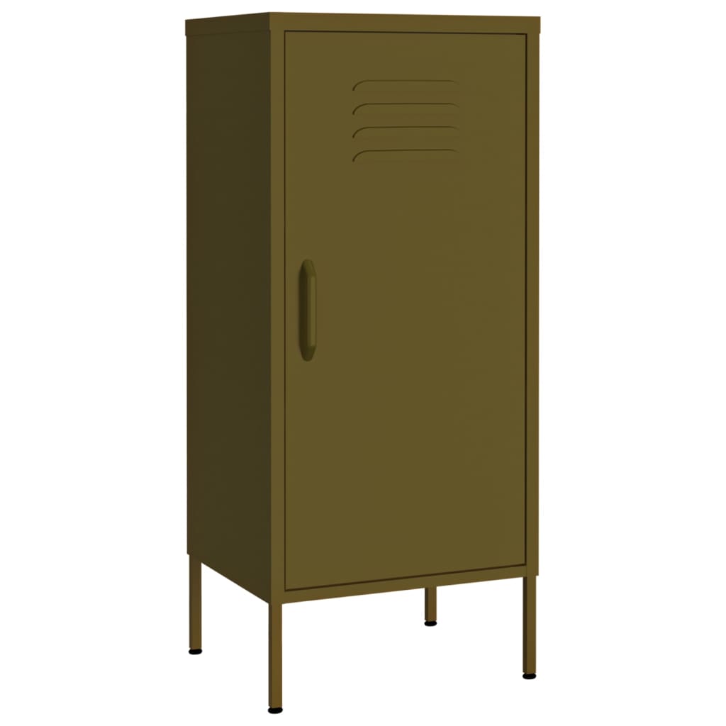 Storage Cabinet Olive Green 42.5x35x101.5 cm Steel