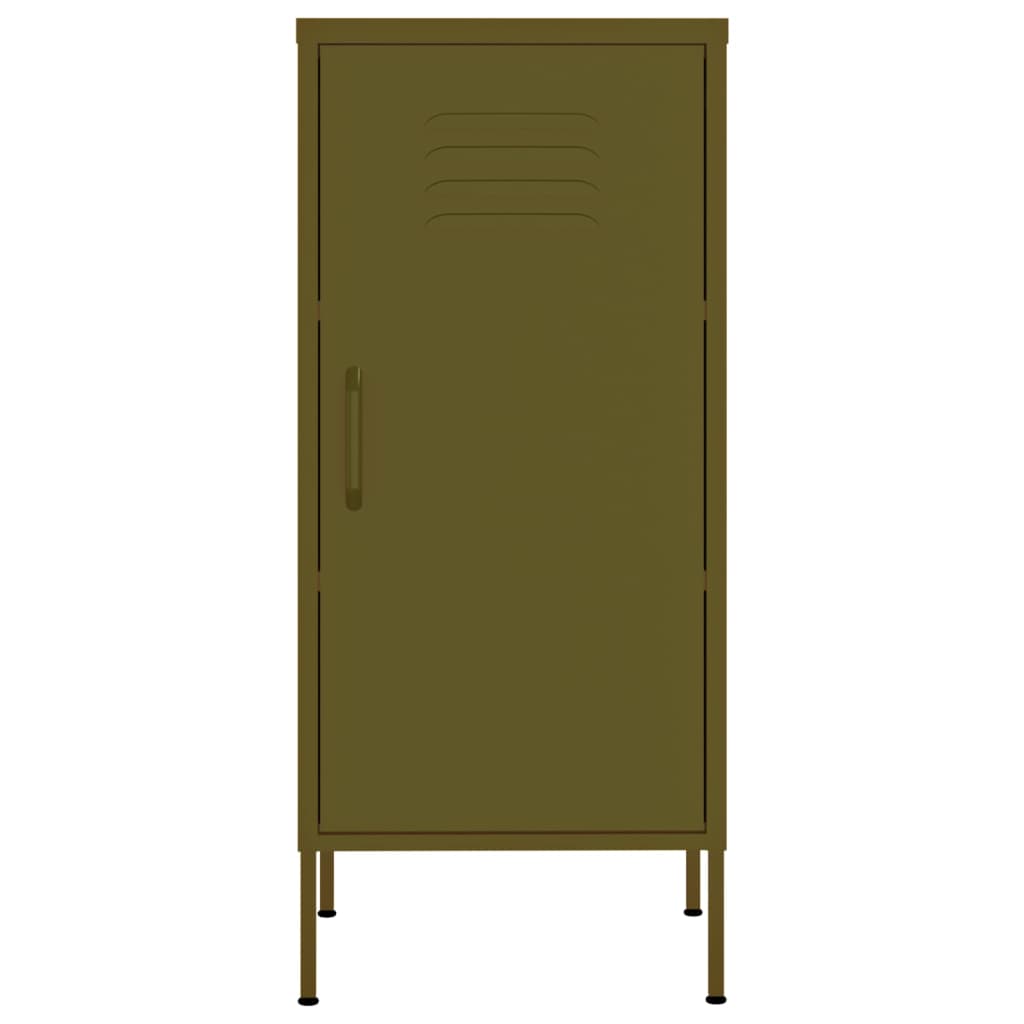 Storage Cabinet Olive Green 42.5x35x101.5 cm Steel