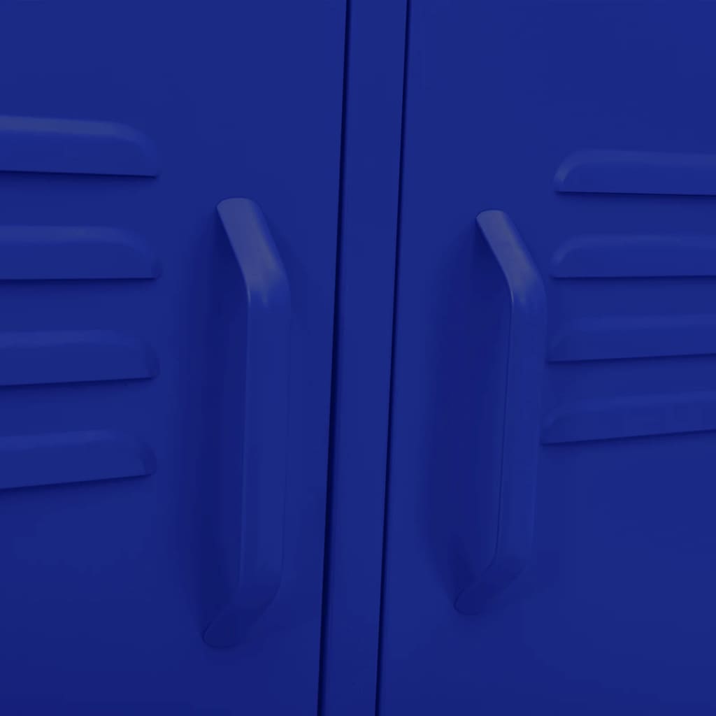 TV Cabinet Navy Blue 105x35x50 cm Steel