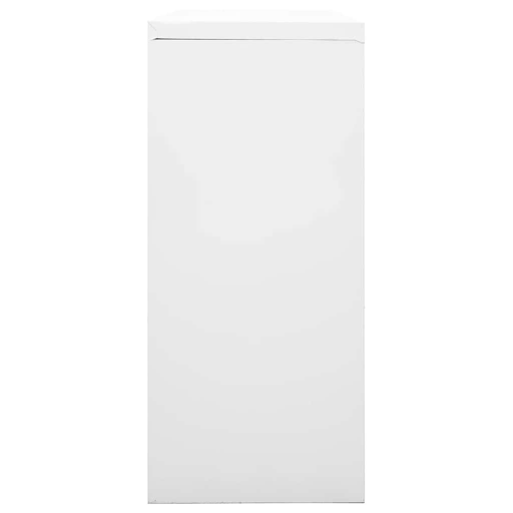 Sliding Door Cabinet Grey 90x40x90 cm Steel