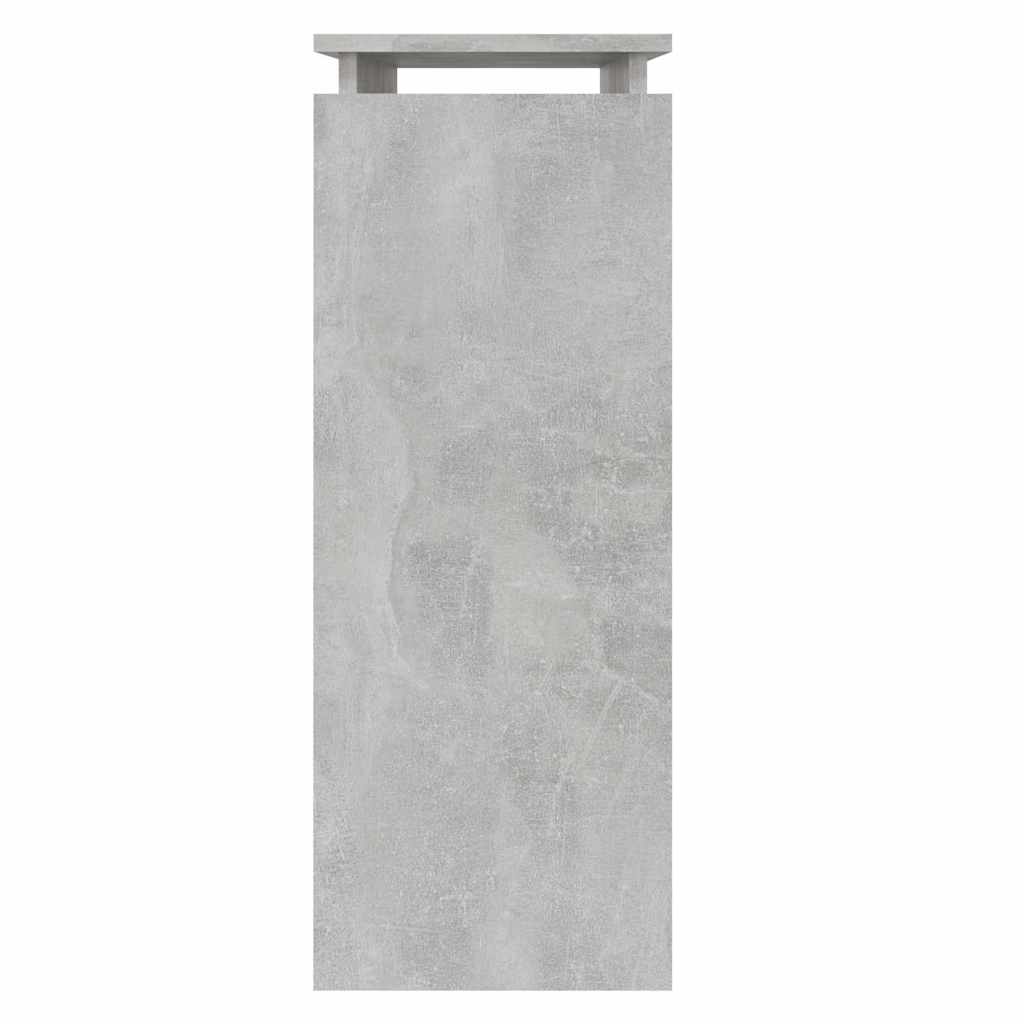 Console Table Concrete Grey 80x30x80 cm Engineered Wood