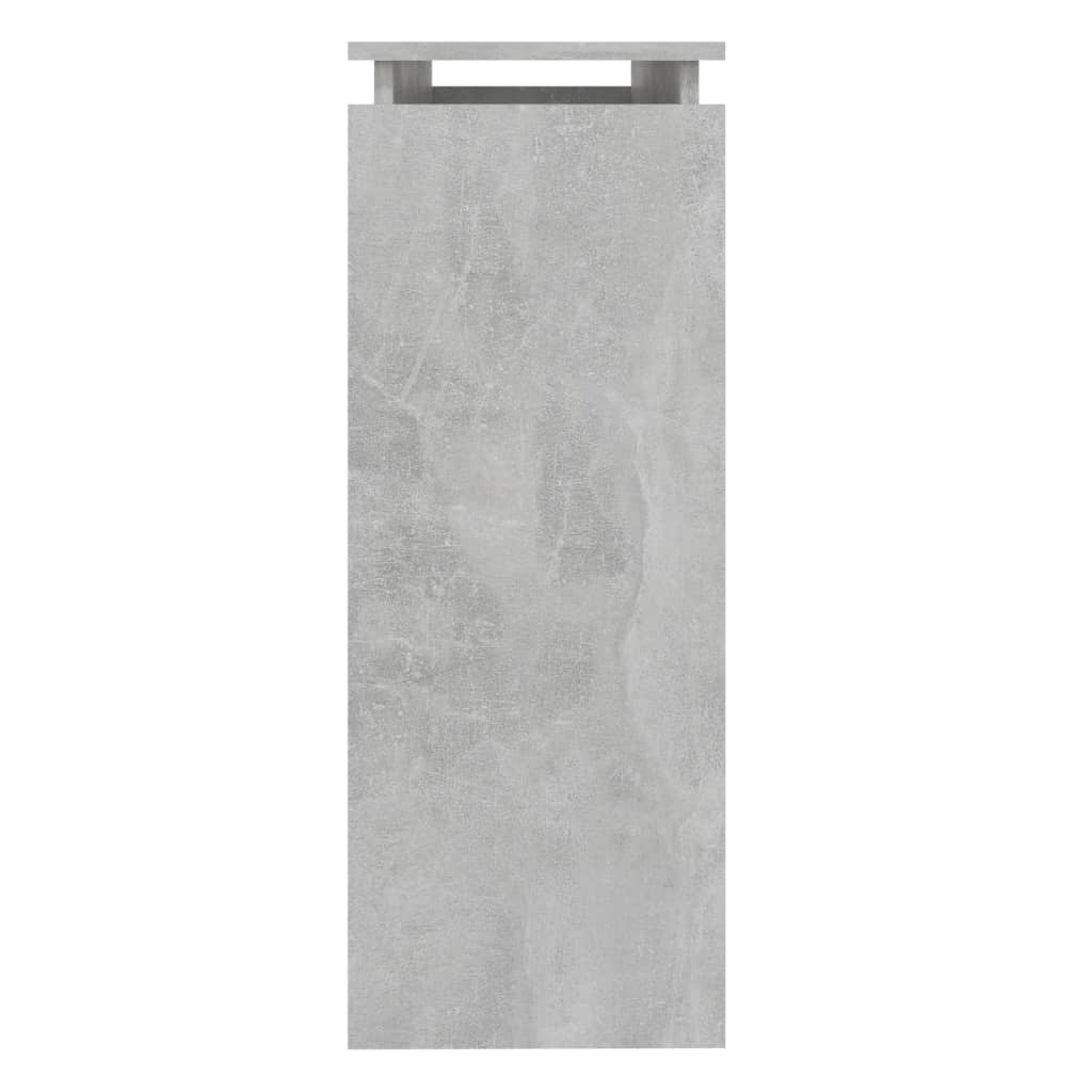 Console Table Concrete Grey 102x30x80 cm Engineered Wood