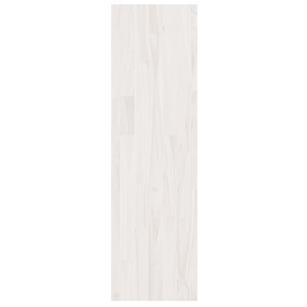 Book Cabinet/Room Divider White 40x30x103.5 cm Solid Pinewood
