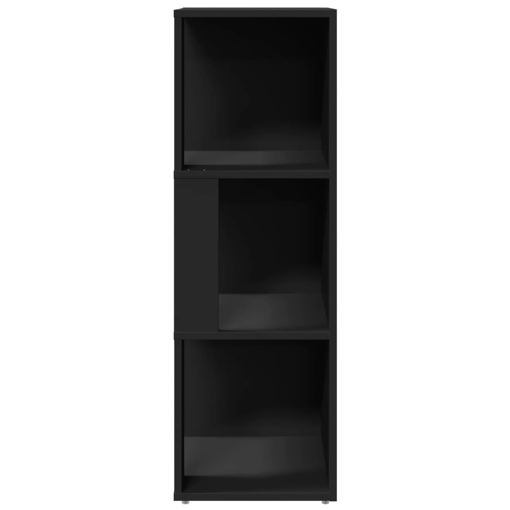 Corner Cabinet Black 33x33x100 cm Engineered Wood