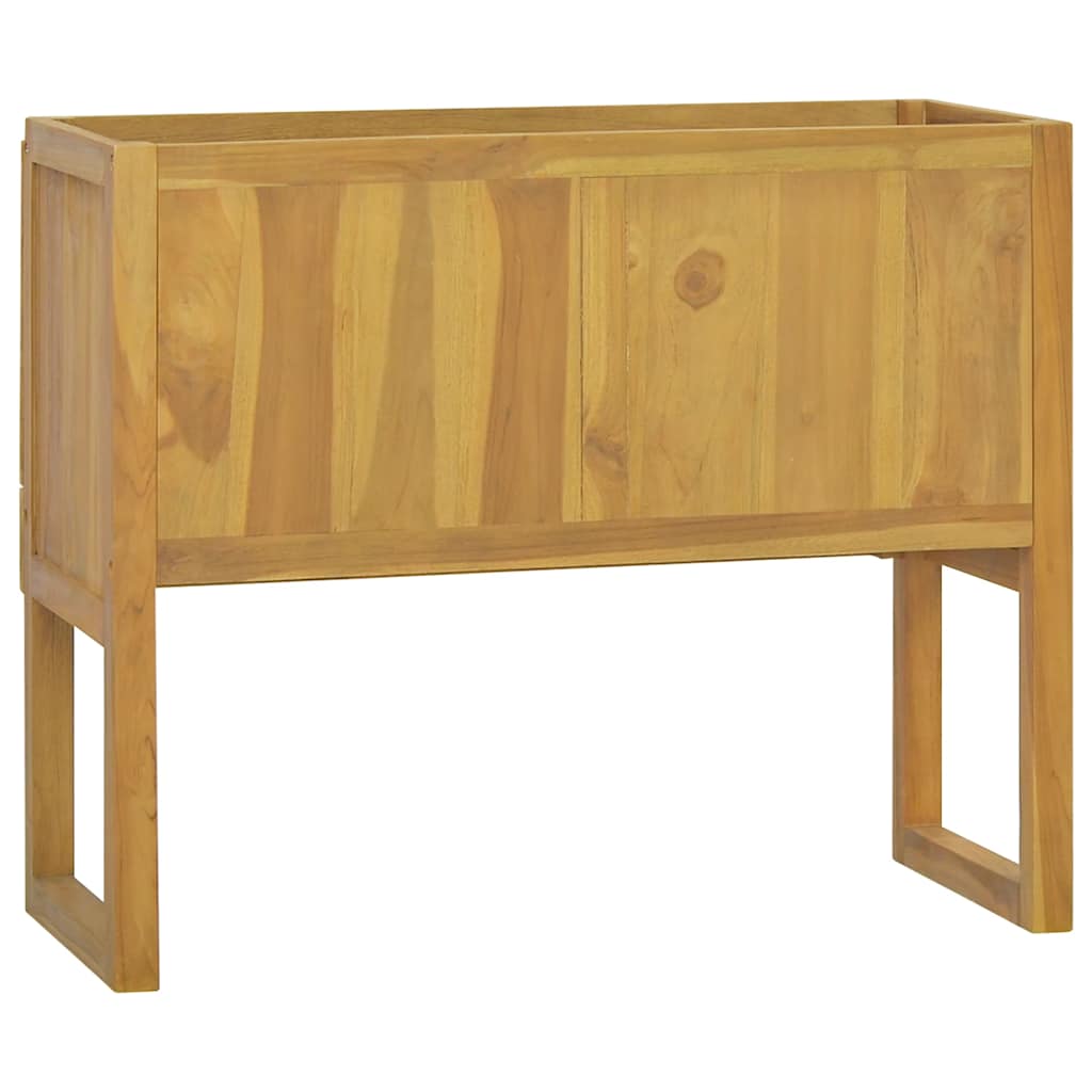 Bathroom Cabinet 90x40x75.5 cm Solid Wood Teak