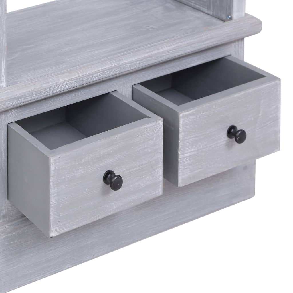 Highboard 60x30x175 cm Solid Mahogany Wood