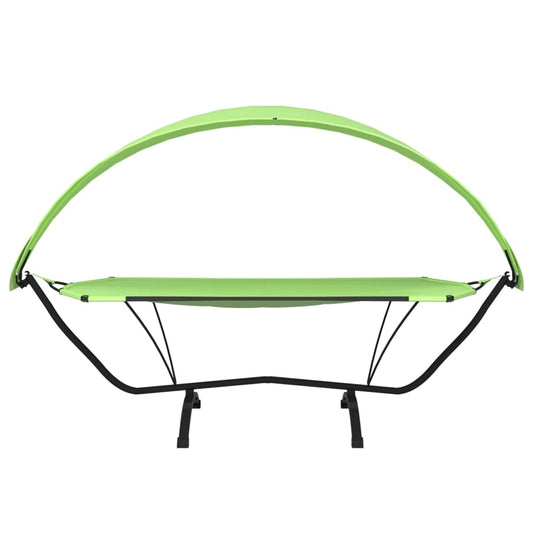 Outdoor Lounge Bed With Canopy Steel And Oxford Fabric