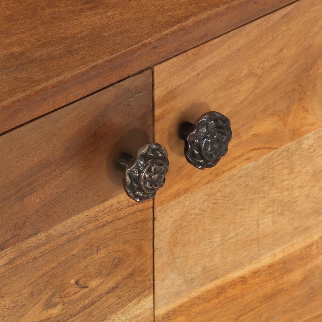 TV Cabinet Solid Wood Acacia with Honey Finish 140x30x40 cm