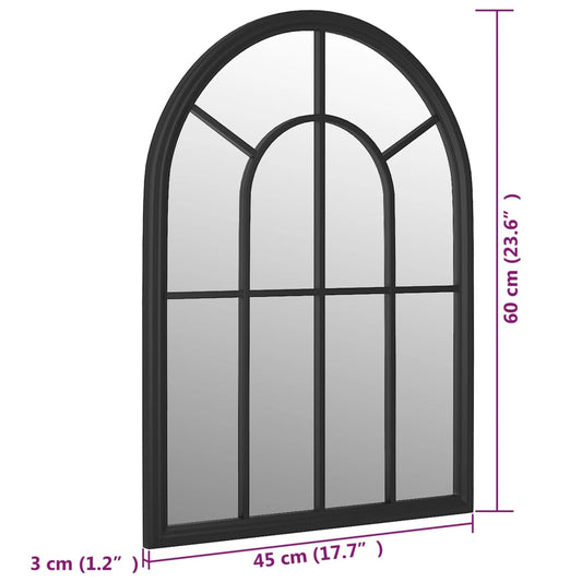 Garden Mirror 60X45 Cm Iron For Outdoor Use